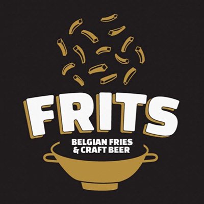 logo frits belgian fries craft beer