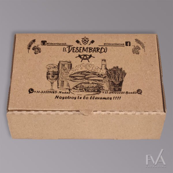 Caja Delivery Hamburguesa 