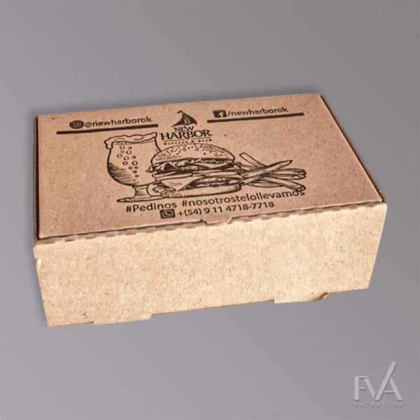 Caja Delivery Hamburguesa 