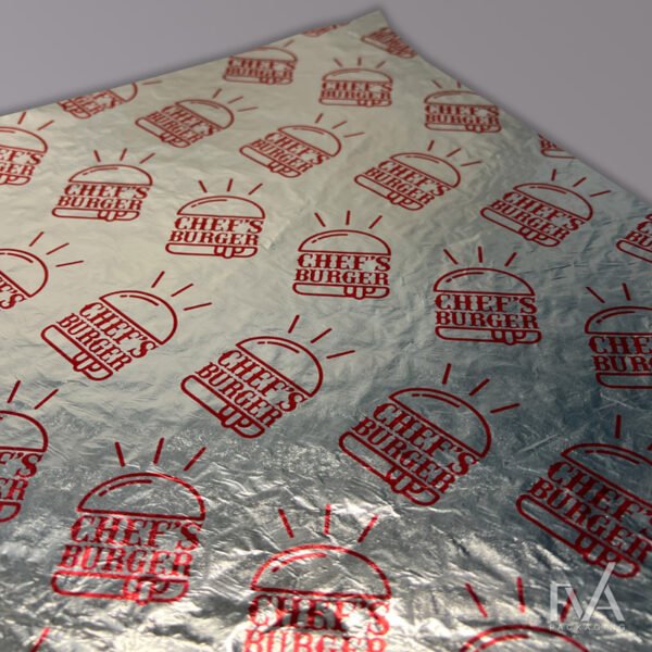 Papel aluminio térmico Chef's Burger