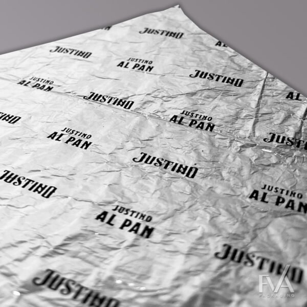 Papel aluminio térmico Justino
