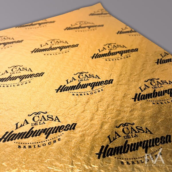Papel aluminio térmico La Casa de la Hamburguesa