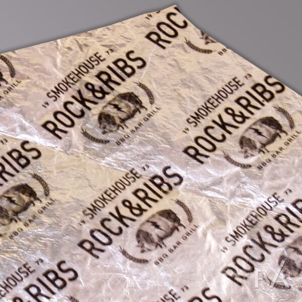 Papel aluminio térmico Rock & Ribs Smokehouse