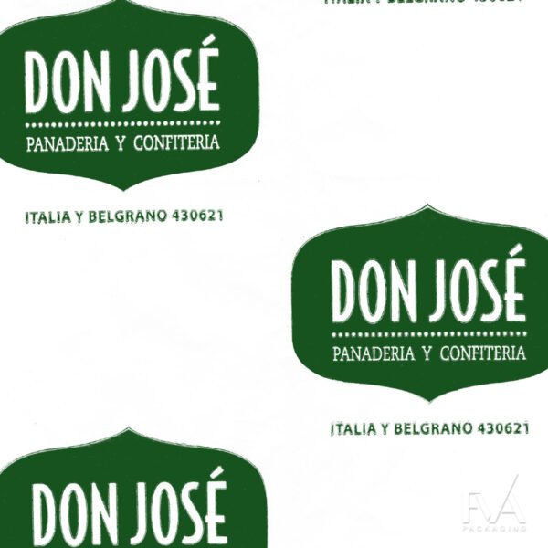 Papel bobina impreso Panadería 